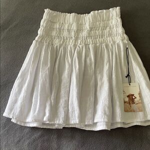 Sincerely Jules White Mini Skirt